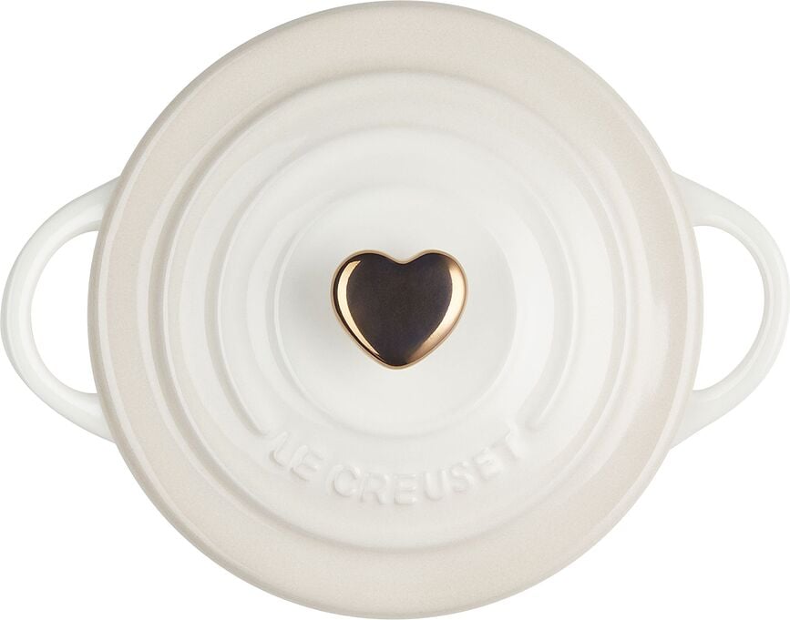 Mini Cocotte Heart Posuda za pečenje i posluživanje oblik srca 250 ml svijetloružičasta