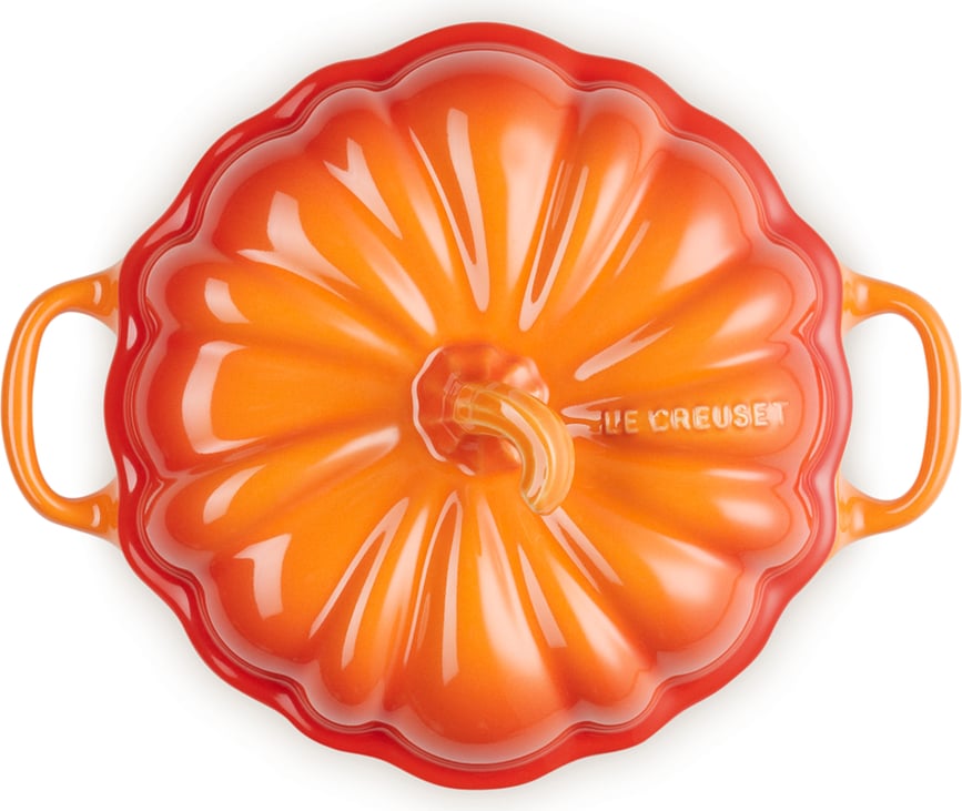 Cazuela con forma de calabaza Le Creuset, 350 ml, burdeos