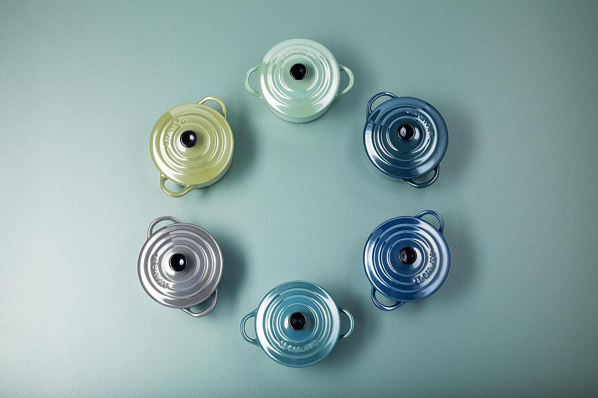 Mini Cocotte Metallics, 250 ml, morada, para hornear y servir