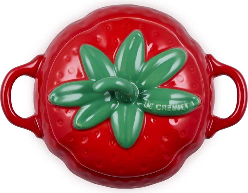 Mini Cocotte ovnfast fad og serveringsskål jordbær 570 ml