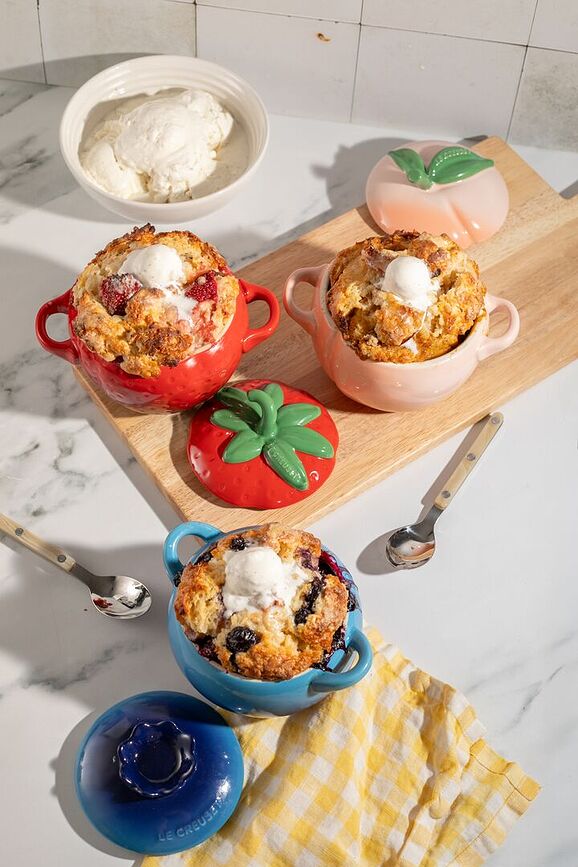 Mini Cocotte ovnfast fad til servering, blåbær, 480 ml