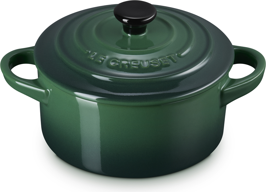 Mini Cocotte para hornear y servir, 250 ml, verde oscuro