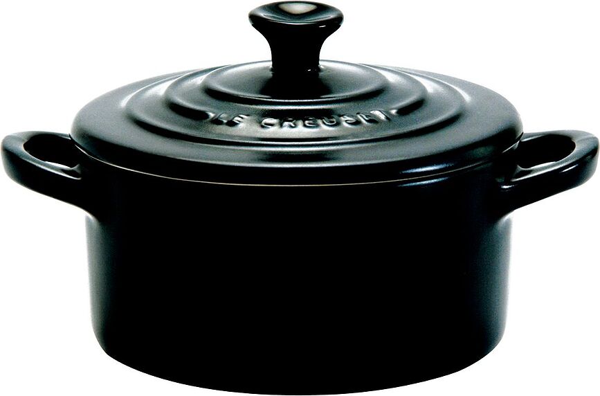 Cocotte Mini para hornear y servir, 250 ml, azul profundo