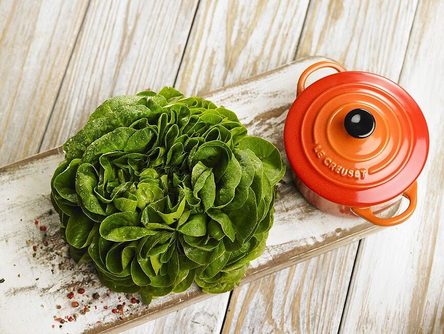 Cocotte Mini para hornear y servir, 250 ml, azul profundo