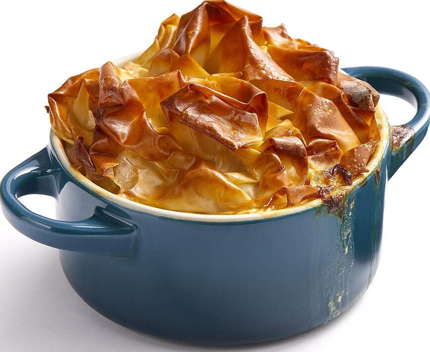 Cocotte Mini para hornear y servir, 250 ml, azul profundo