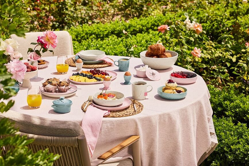 Mini Cocotte para hornear y servir Jardin, 250 ml, beige