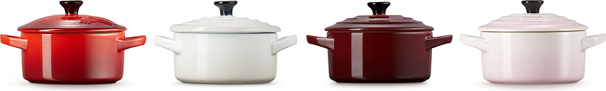 Mini Cocotte para hornear y servir Petits Fours, 250 ml, 4 unidades