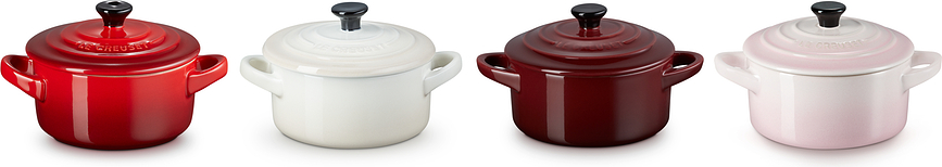 Mini Cocotte Petits Fours Κοκότ, για ψήσιμο και σερβίρισμα, 250 ml, 4 τμχ