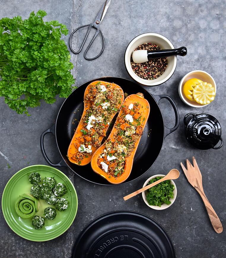 Mini Cocotte Posoda za peko in serviranje, 250 ml, češnjeva, 4 kosi