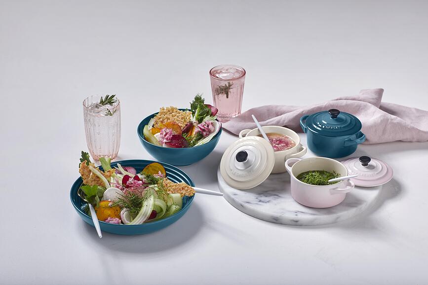 Mini Cocotte Posuda za pečenje i posluživanje 250 ml duboko plava