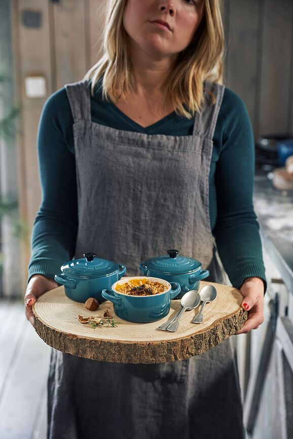 Mini Cocotte Posuda za pečenje i posluživanje 250 ml duboko plava