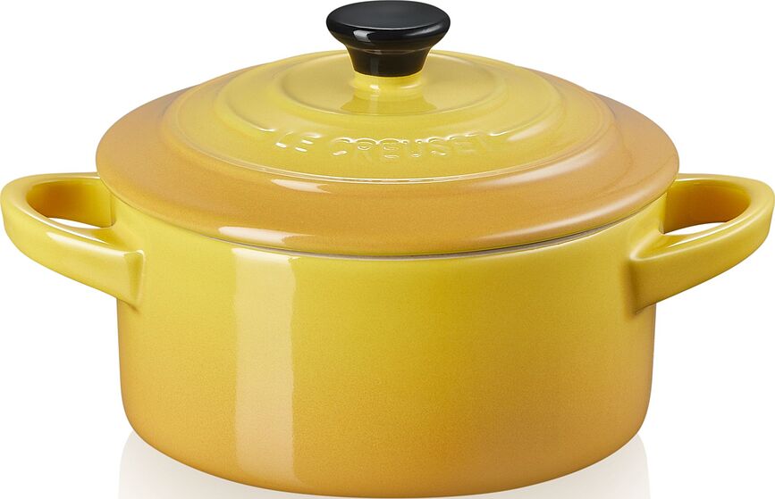 Mini Cocotte Ramequin pour cuisson et service, 250 ml, jaune soleil