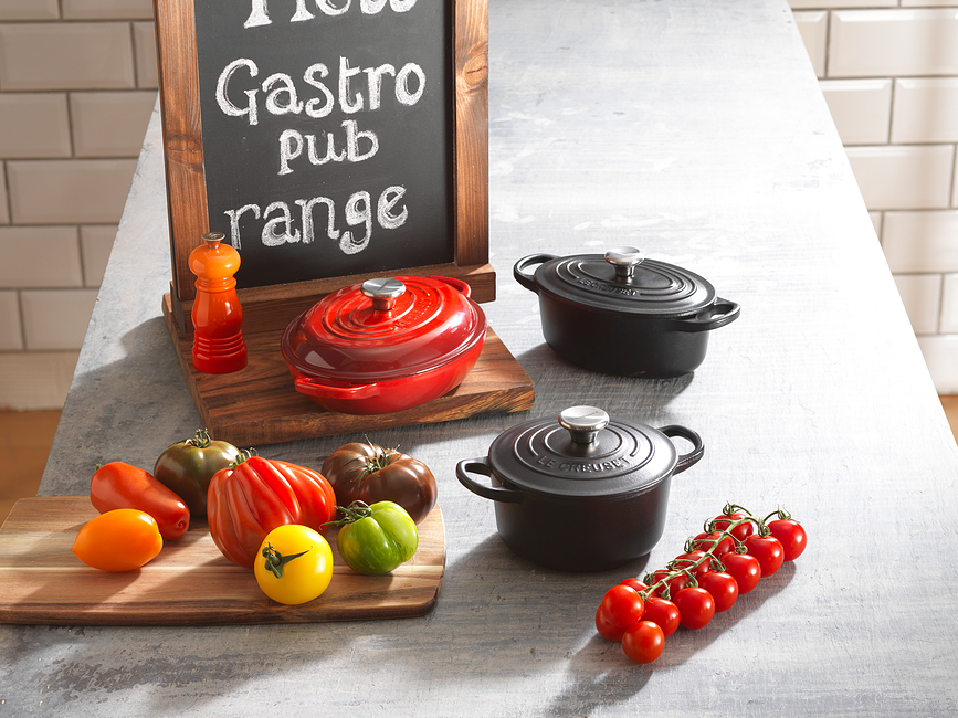 Mini Cocotte Σκεύη, για ψήσιμο και σερβίρισμα, 250 ml, μαύρα, 2 τμχ