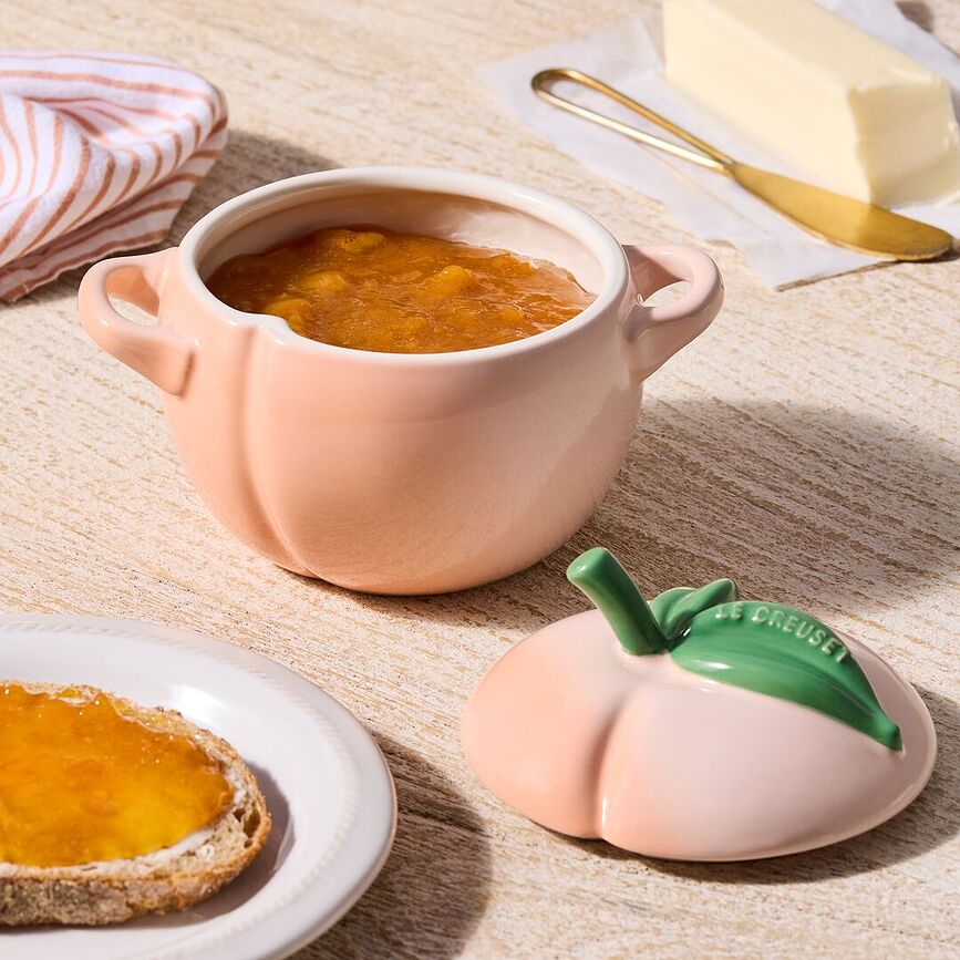 Μίνι Cocotte σκεύος ψησίματος και σερβιρίσματος, ροδακινί, 580 ml