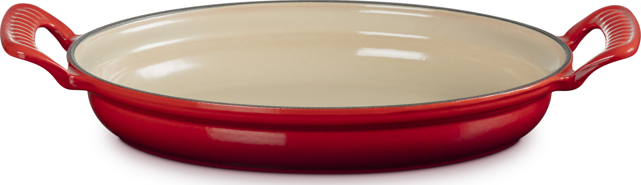 Modern Heritage Ovale Backform 28 cm, kirschrot