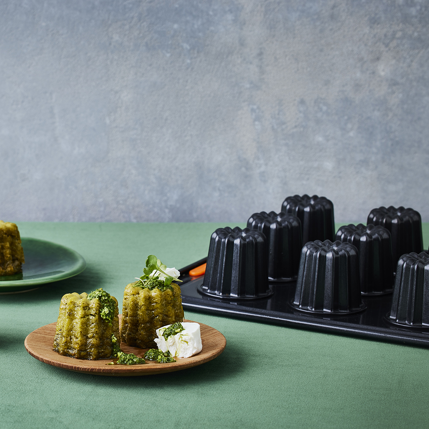 Molde para canelés Le Creuset, 12 cavidades