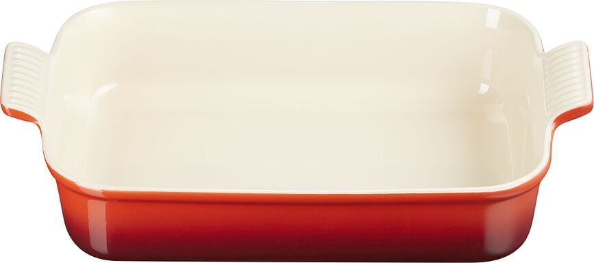 Fuente de Horno Heritage, 24 x 32 cm, naranja intenso