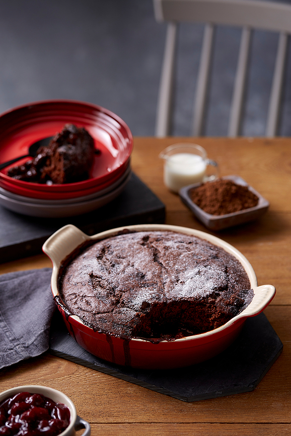 Fuente para Horno redonda Heritage, 24 cm, naranja flama