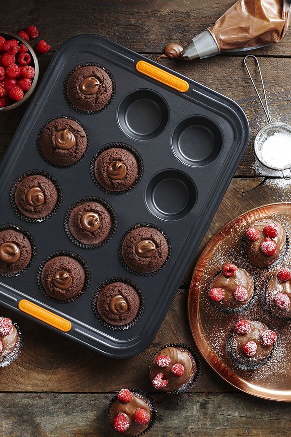 Molde para Muffins antiadherente Le Creuset, 12 cavidades