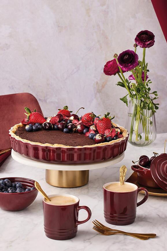 Molde para Tarta Heritage 28 cm, color cereza