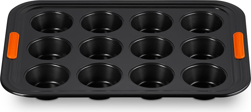 Moldes para Hornear con revestimiento antiadherente Le Creuset, negros, Set de 3 piezas