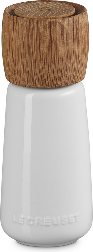 Molinillo de Sal de gres Le Creuset, blanco