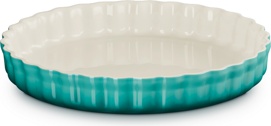 Moule à tarte Heritage 28 cm, bleu riviera