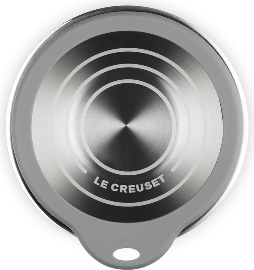 BBQ Outdoor Μπολ, από ανοξείδωτο ατσάλι, με γυάλινο καπάκι, 27 cm