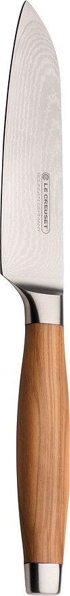 Ніж Santoku Le Creuset з дерев'яною ручкою