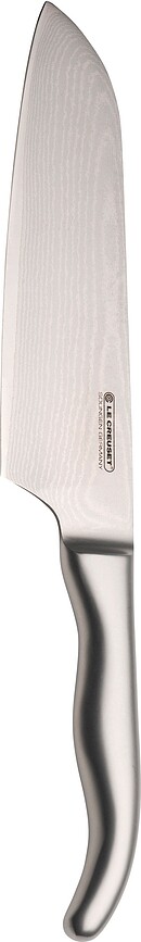 Ніж Santoku Le Creuset з ручкою з нержавіючої сталі