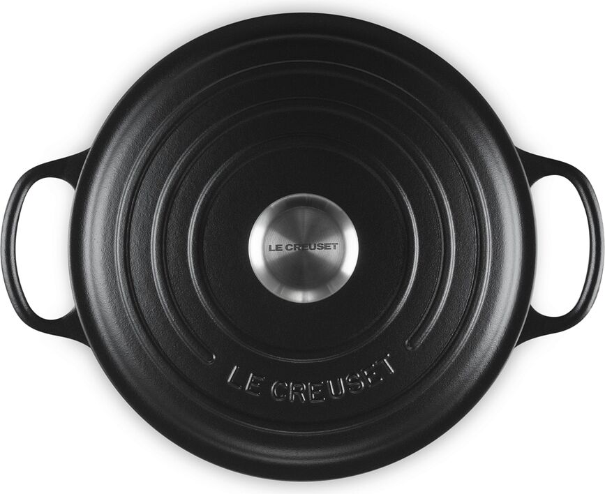 Oală Signature 24 cm negru mat emailată