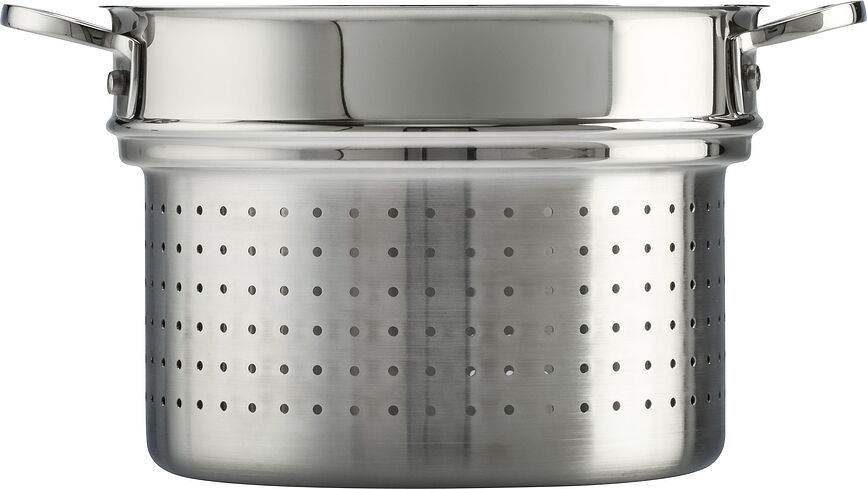 Olla con insertos para vapor y pasta 3-ply Plus, 26 cm