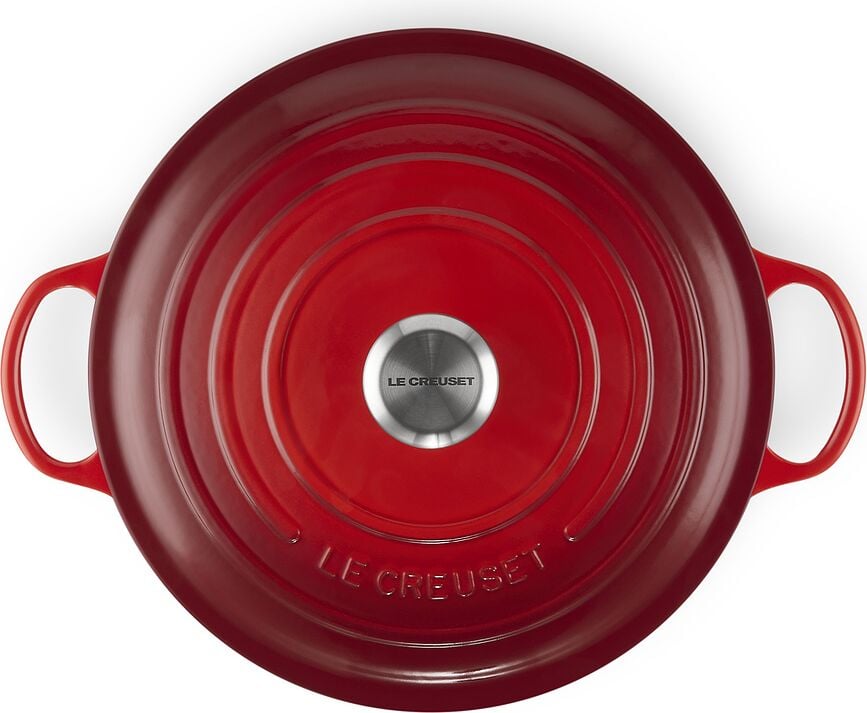 Olla de hierro fundido La Marmite Signature, 28 cm, gris