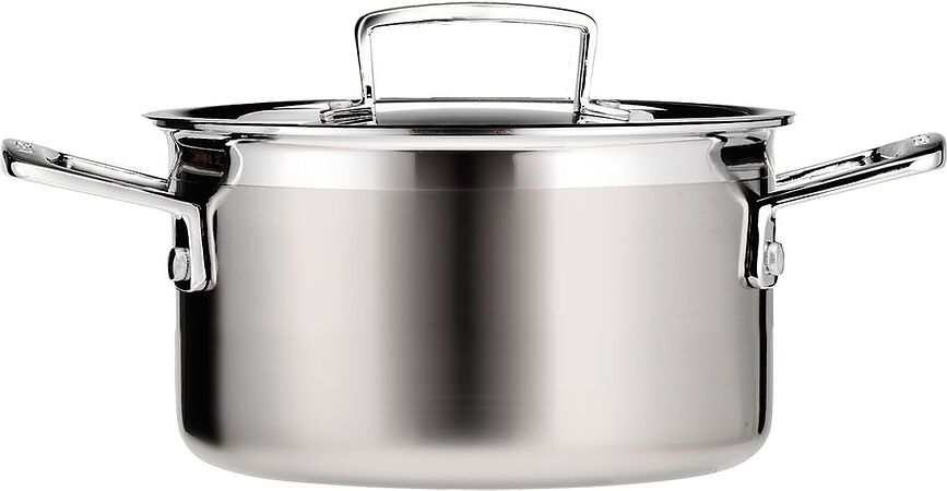 Olla de triple capa, para carne