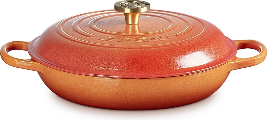 Olla Flamme Dorée Gourmet, 30 cm, naranja intenso