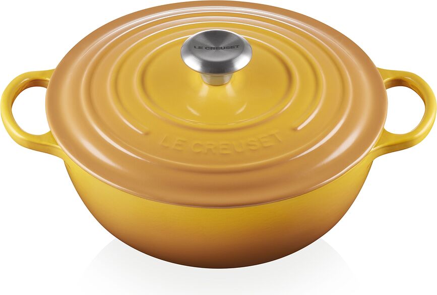 Olla La Marmite Signature, 26 cm, amarillo solar