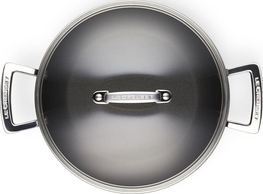 Olla de aluminio antiadherente Le Creuset, 28 cm, con asas