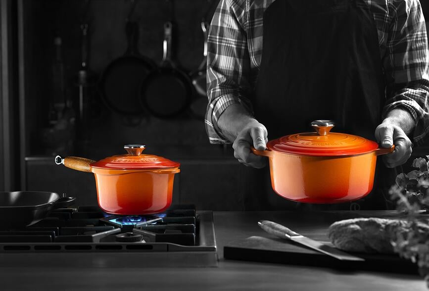 Olla Tradition Collection, 18 cm, naranja intenso