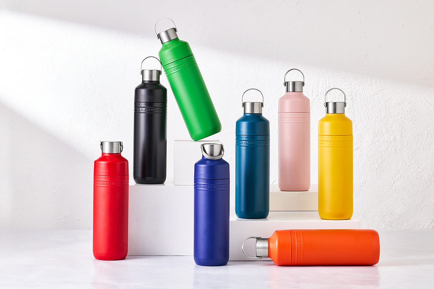 On The Go Bouteille Isotherme 1 L, orange flamboyant