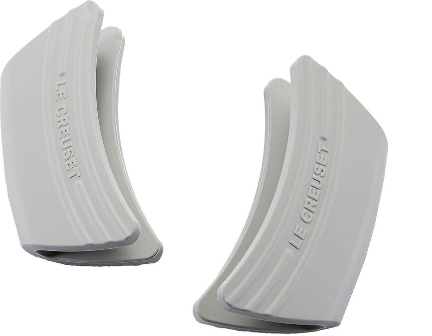Pannenlappen Le Creuset lichtgrijs siliconen 2 st.