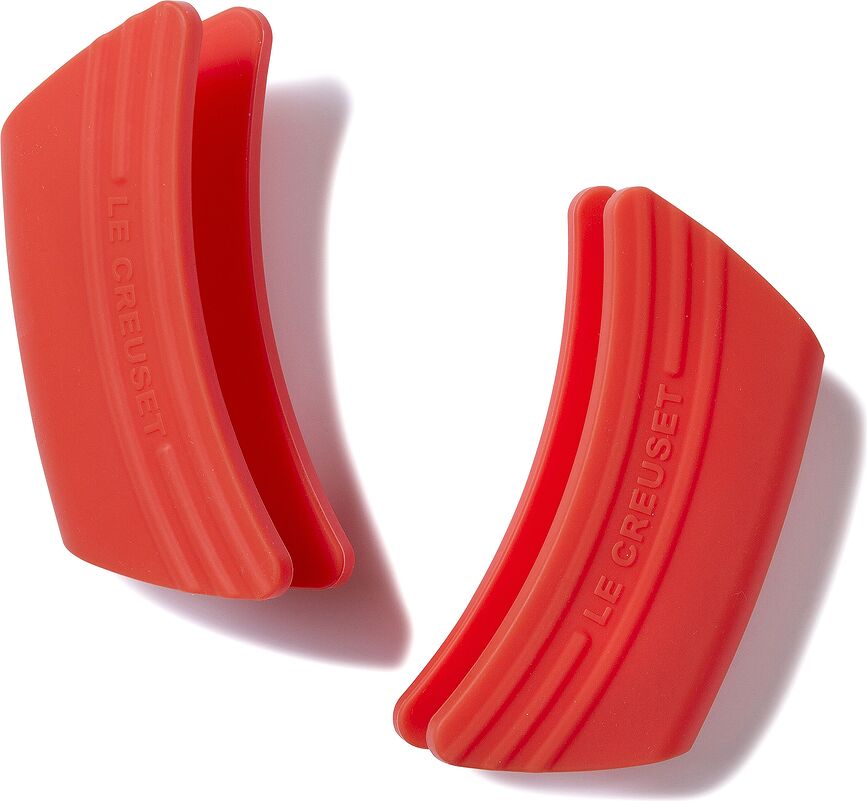 Pannenlappen Le Creuset vlam oranje siliconen 2 st.