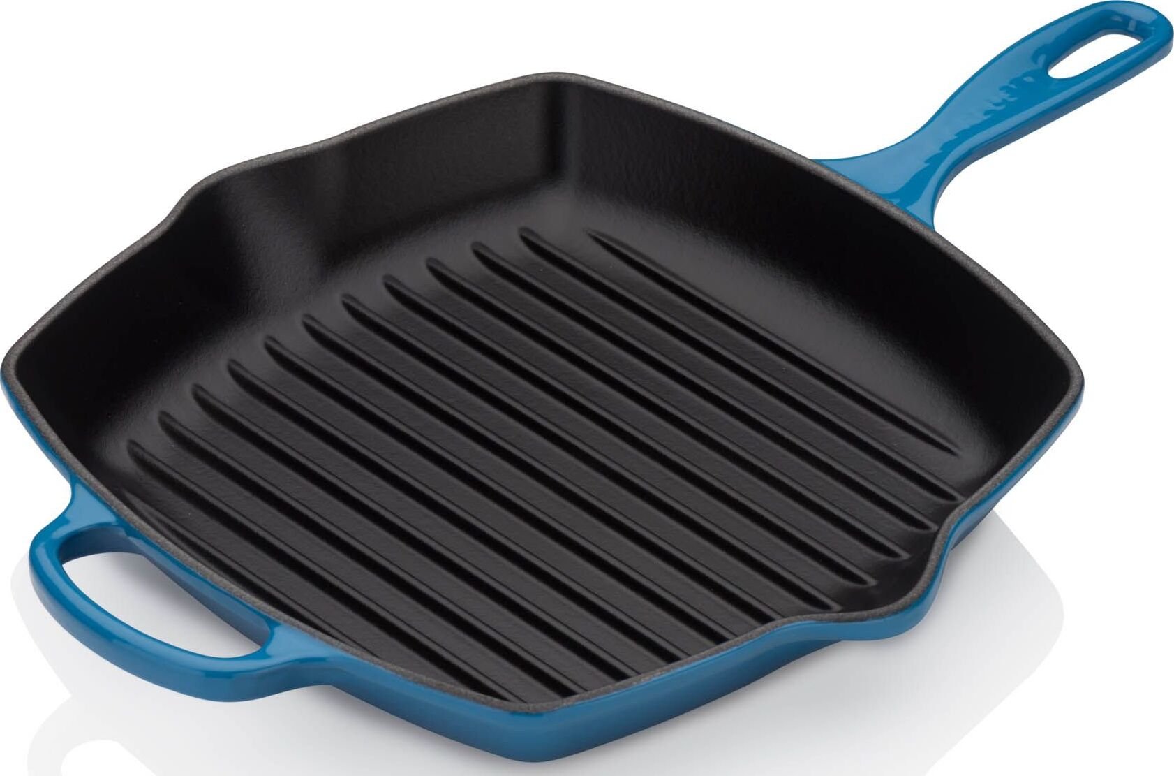 Patelnia grillowa Signature kwadratowa 26 cm niebieski marsylski