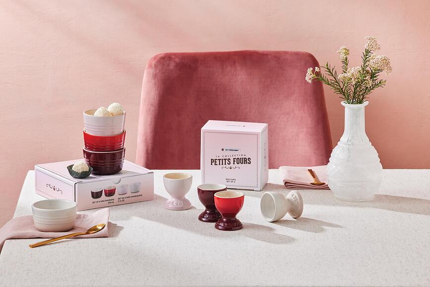 Petits Fours Stojala za jajca, 4 kosi