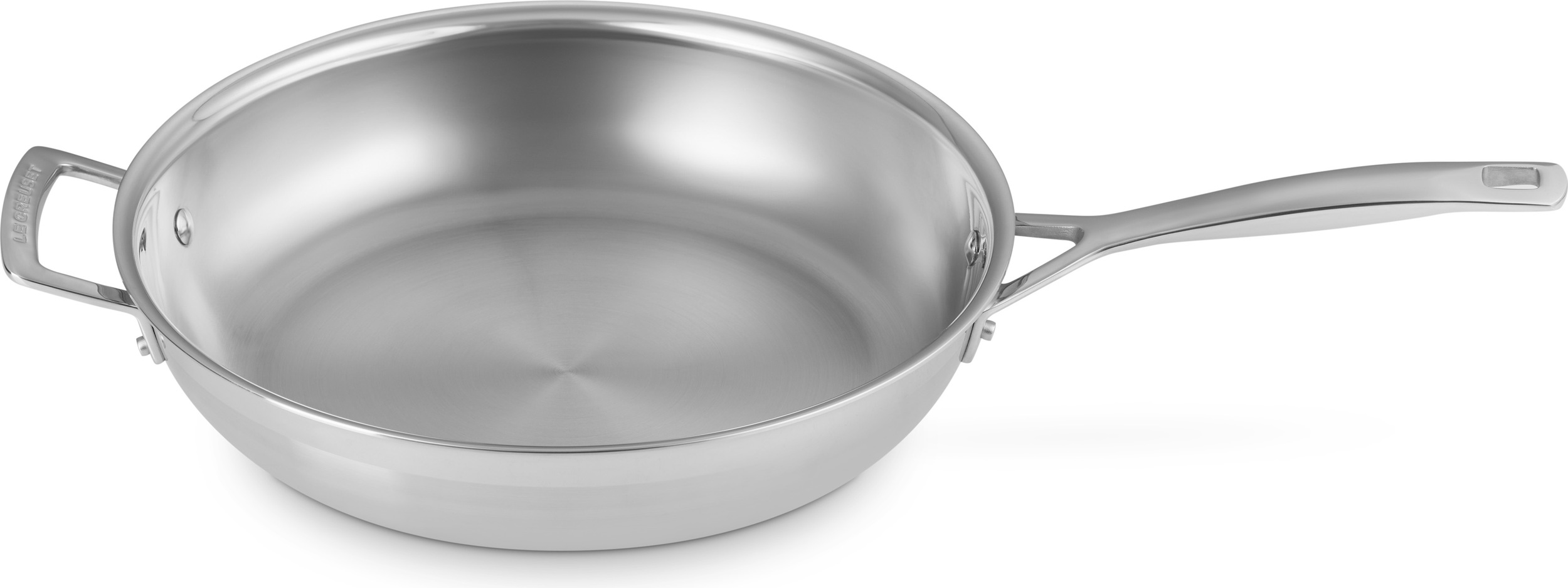 Pfanne 3-lagig, 30 cm, Edelstahl, unbeschichtet