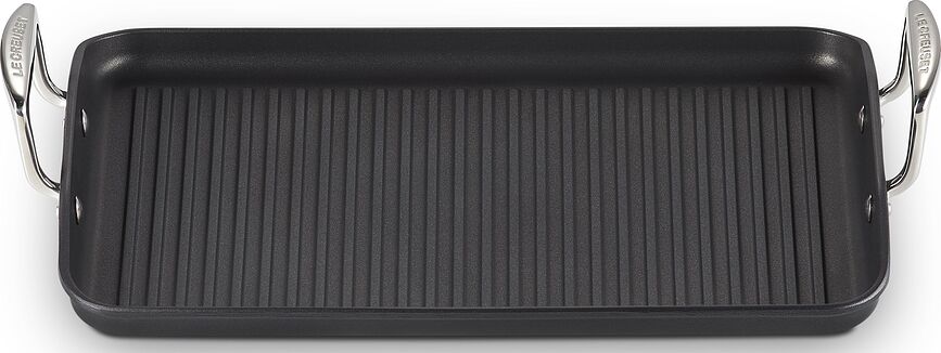 Plancha de Asar de aluminio antiadherente Le Creuset, 35 cm, acanalada