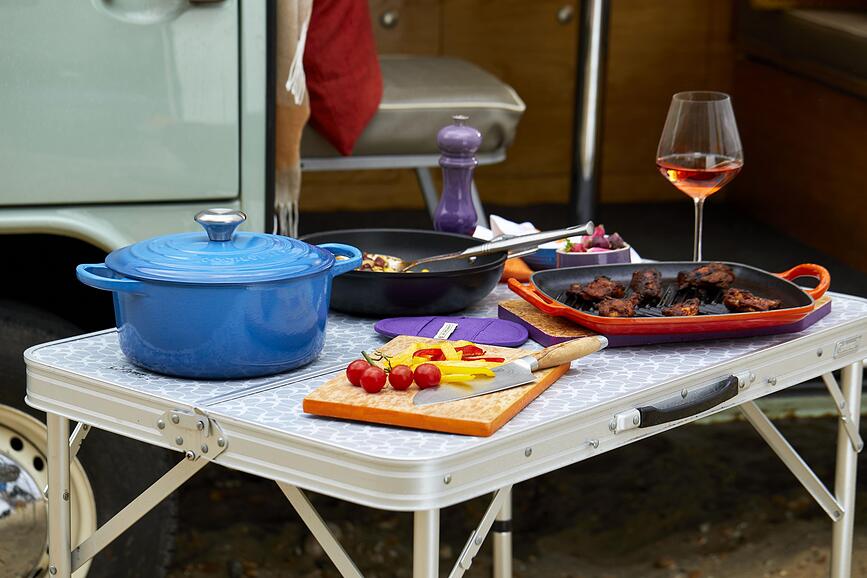 Parrilla cuadrada Signature, 30 cm, naranja intenso