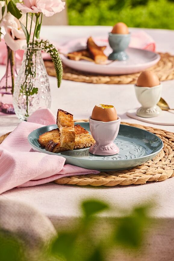 Plato de Desayuno Jardin, 22 cm, rosa claro