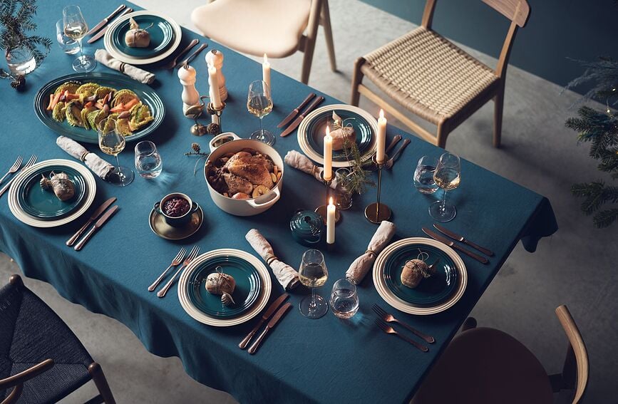 Plato de Desayuno Le Creuset, 22 cm, azul profundo