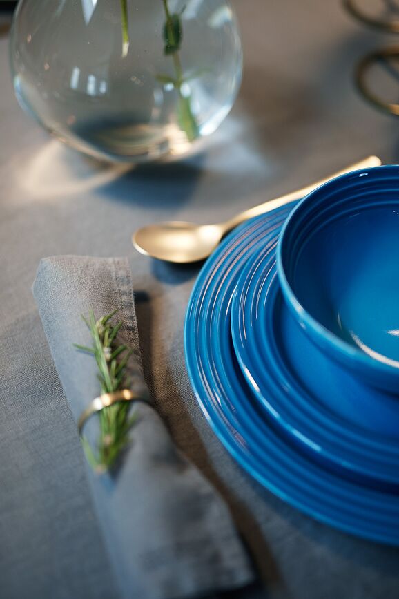 Plato de Desayuno Le Creuset, 22 cm, azul profundo