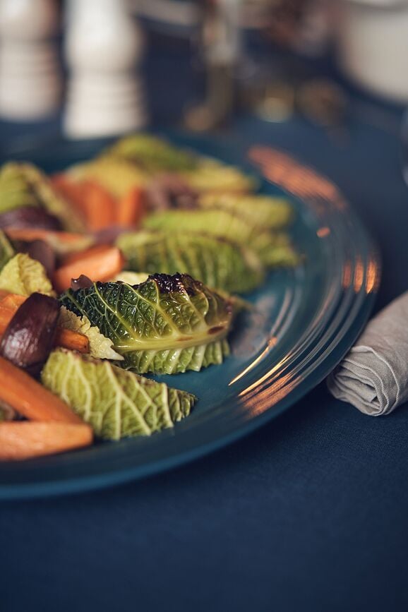 Plato Llano Le Creuset, 27 cm, cereza